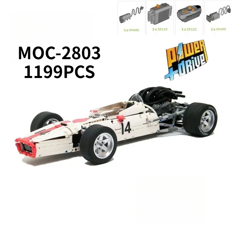 

MOC-2803 Iconic RA 300 Formula Racing Assembling building block models Adult and Children Toy Gift Ornaments