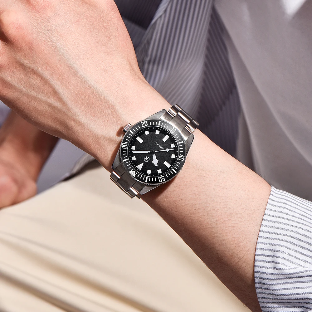 2025 Nuovi orologi da uomo RollsTimi Orologi da polso meccanici di lusso AR Orologio automatico con specchio in zaffiro per uomo sportivo resistente agli urti