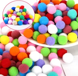 30-300Pcs Pom Poms Fluffy Soft Pompom Ball 8/10/15/20/25/30mm Handmade Sewing Craft DIY Kids Toy Christmas Weddinrg Decoration