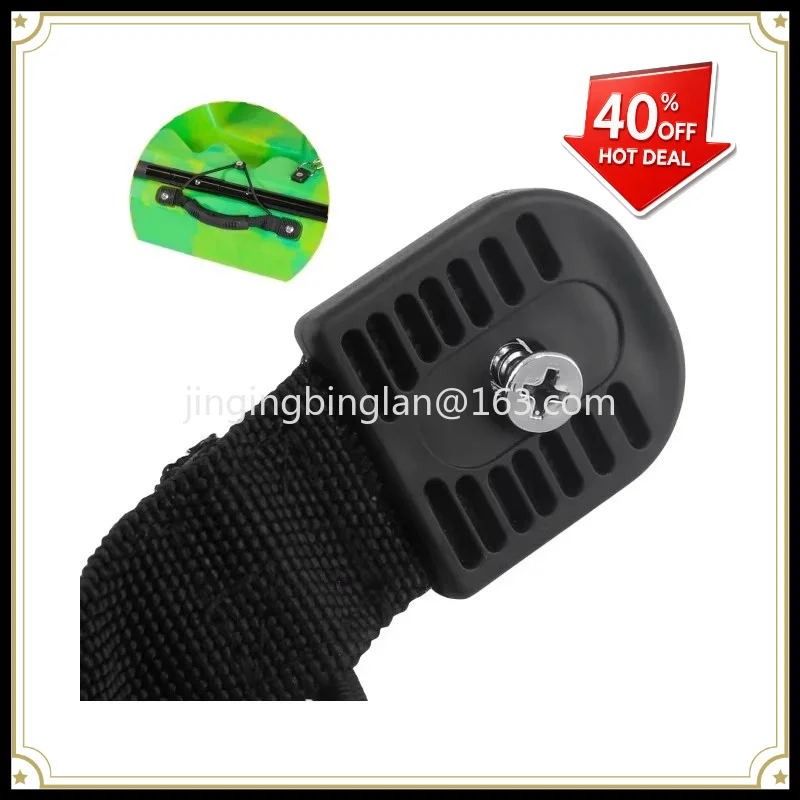 Kayak handle PVC soft rubber webbing 2.5 cm 28 cm long, non-slip handle for inflatable raft tools Bag tools