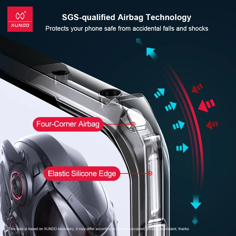 Xundd Für Nubia Red Magic 8 Pro 8 Pro + 8S 9 Pro Plus Fall, Airbag Stoßfest Shell, Kamera Schutz Zurück Transparente Abdeckung Funda