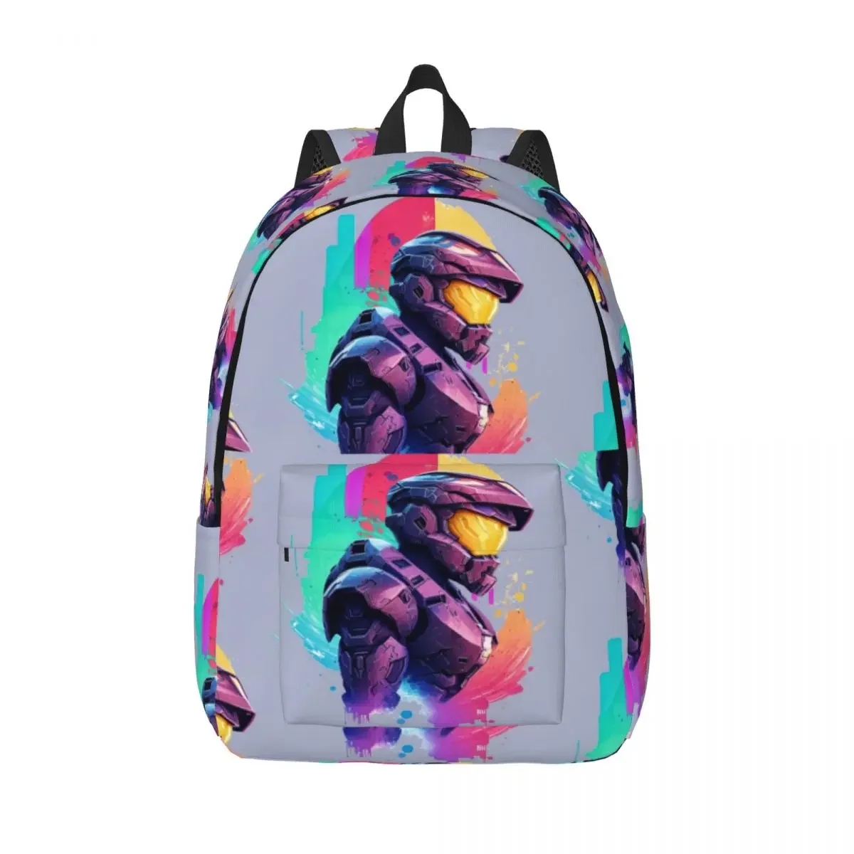 Halo voor meisjes jongens grote capaciteit studentenrugzak lichtgewicht waterdichte rugzak 15,7 inch 17,7 inch