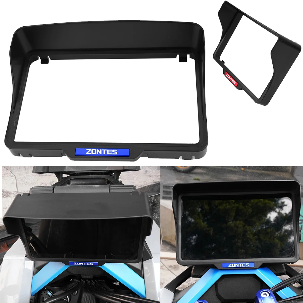 ل ZONTES 368G 368 G ZT368G 2024 2025 2026 دراجة نارية لوحة القيادة الشمس قناع أداة شاشة ظلة حامي 368G اكسسوارات #1