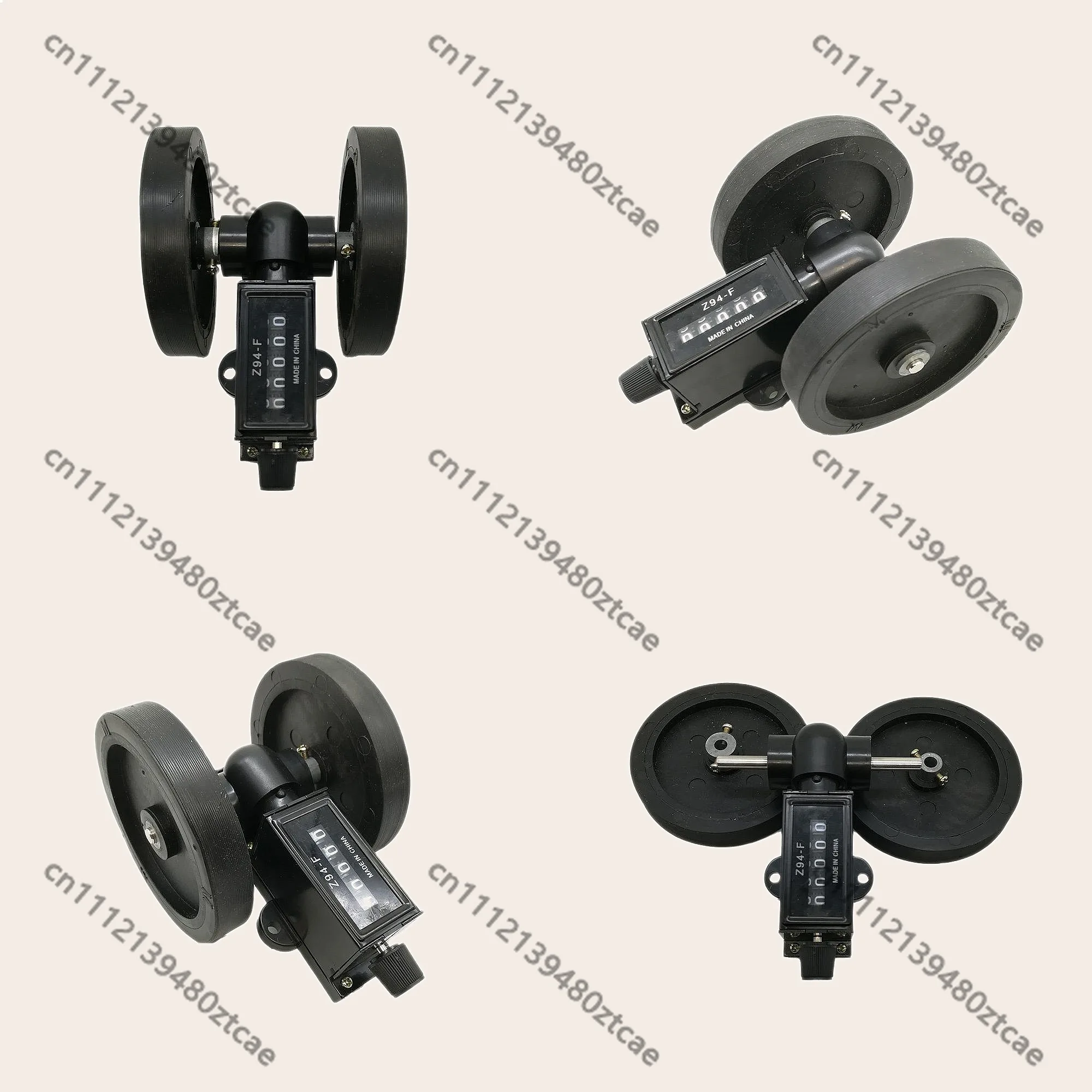 Z94F Roller Wheel Mechanical Counter Meter Textile Printing Artificial Leather Plastic Film Length Measuring Yard Counter