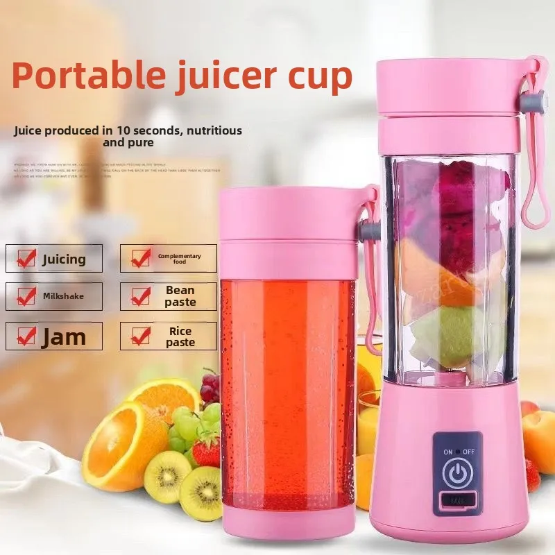 Mini spremiagrumi elettrico portatile Ricarica USB Frullato Milkshake Maker Spremiagrumi automatico Frutta Arancia Limone Frullatore da cucina