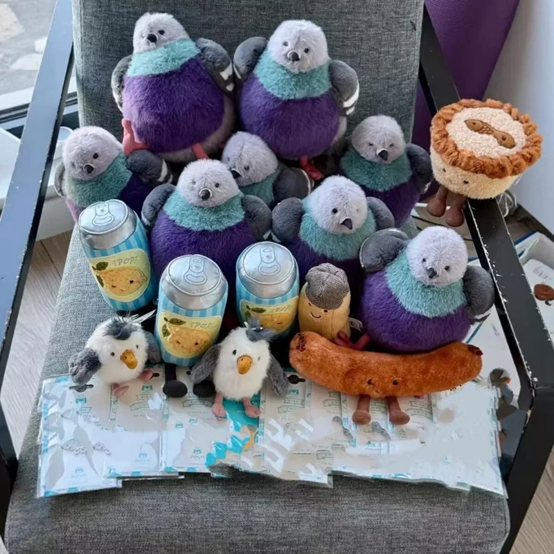 23cm Fat Pigeon Fluffy Bird Companion Plushine Animal Doll Perfect Brithday Gift for Children your Girlfriend The Best Gift for - view 5