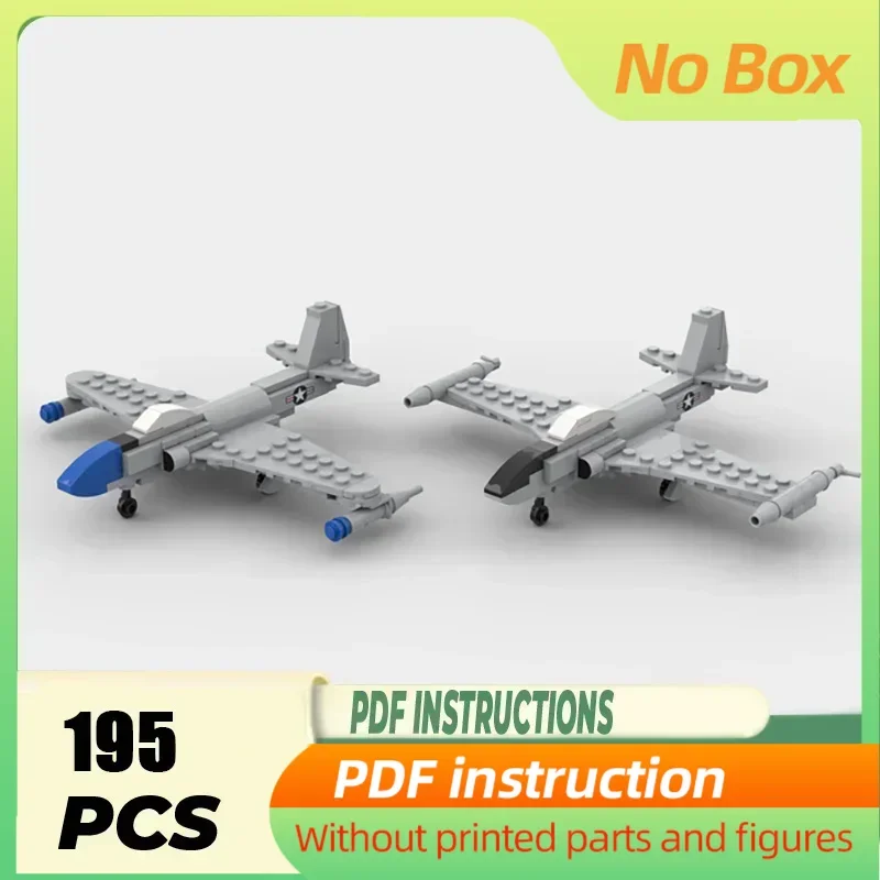 

Military Model Moc Building Bricks 1:72 P-80 & T-33 Shooting Star Fighter Technology Blocks Gift Christmas Toy DIY Sets Assembly