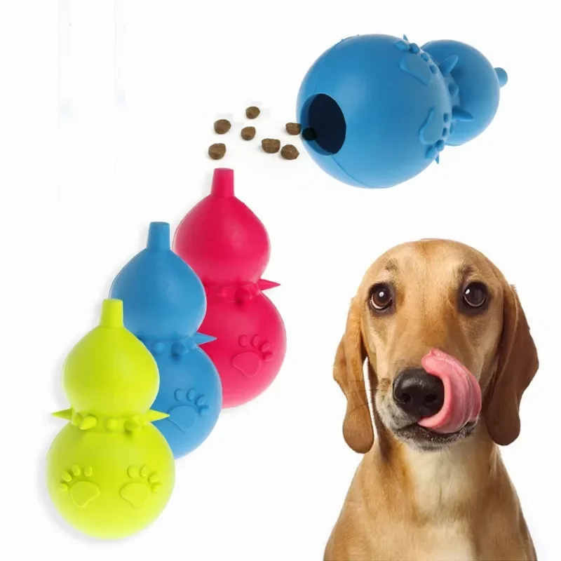 Pet Toy Gourd Shape Leakage Food Ball Pet Interactive Traini