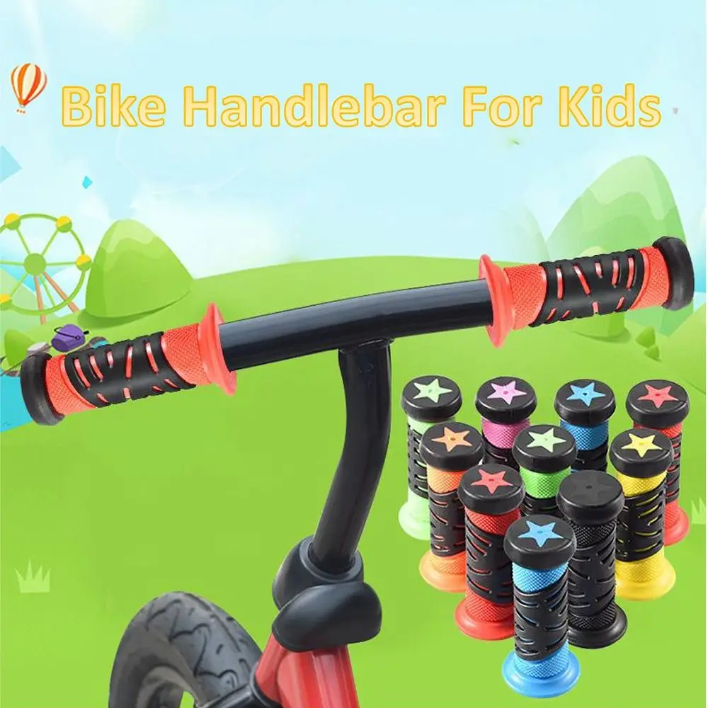 

Riding Equipment Anti-Skid Rubber Handle Grip Handlebar Grip Kids Handlebar Grips Cycling Handle Bars
