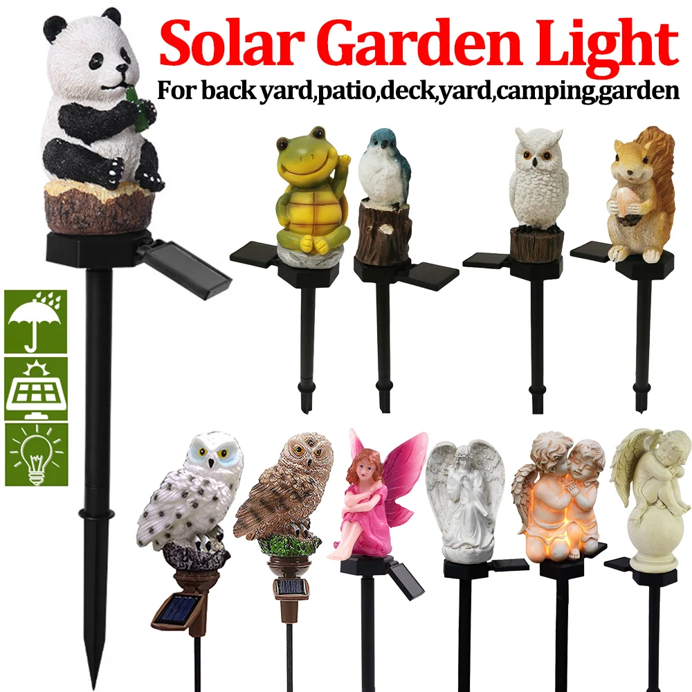 

Solar Lamp Panda Animal Solar Garden Lights Solar Powered Solar Led Light Outdoor Garden Decoration Lamp Waterproof Solar Lights