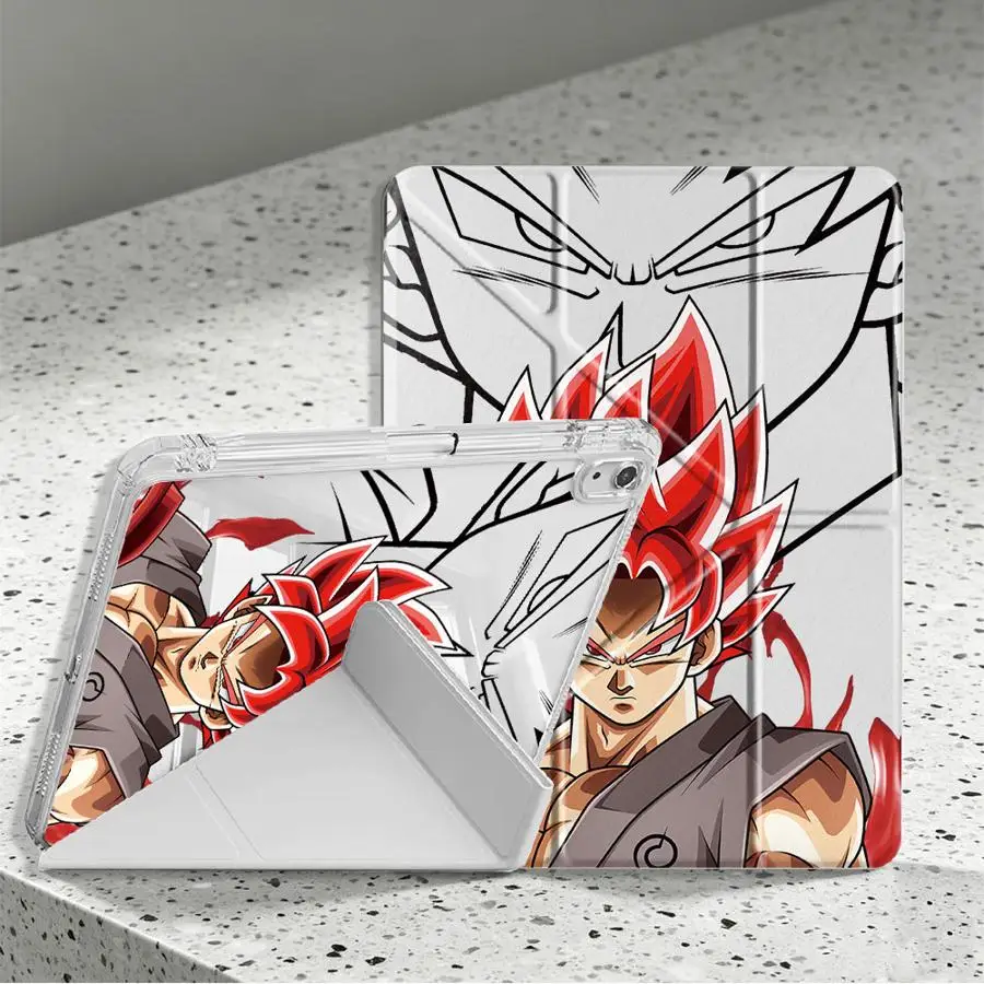 Japan Anime Dragon Ball With Pen Slot Cover Tablet Case For Samsung Galaxy Tab S7 FE A9 Plus S8 S9 Plus A11 A8 S10 Lite