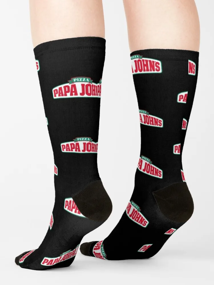 Chaussettes Papa Johns drôles pour hommes