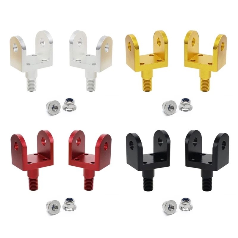 37JE Universal Electric Dirt Bike Foot Pegs Non Slip Pedals Brackets Pair for Surron
