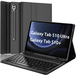 Keyboard Case for Samsung Galaxy Tab S10 Plus 12.4 Tablet Cover Galaxy Tab S9 plus 12.4 S7 FE S8 PLUS 12.4  Magic Keyboard Funda