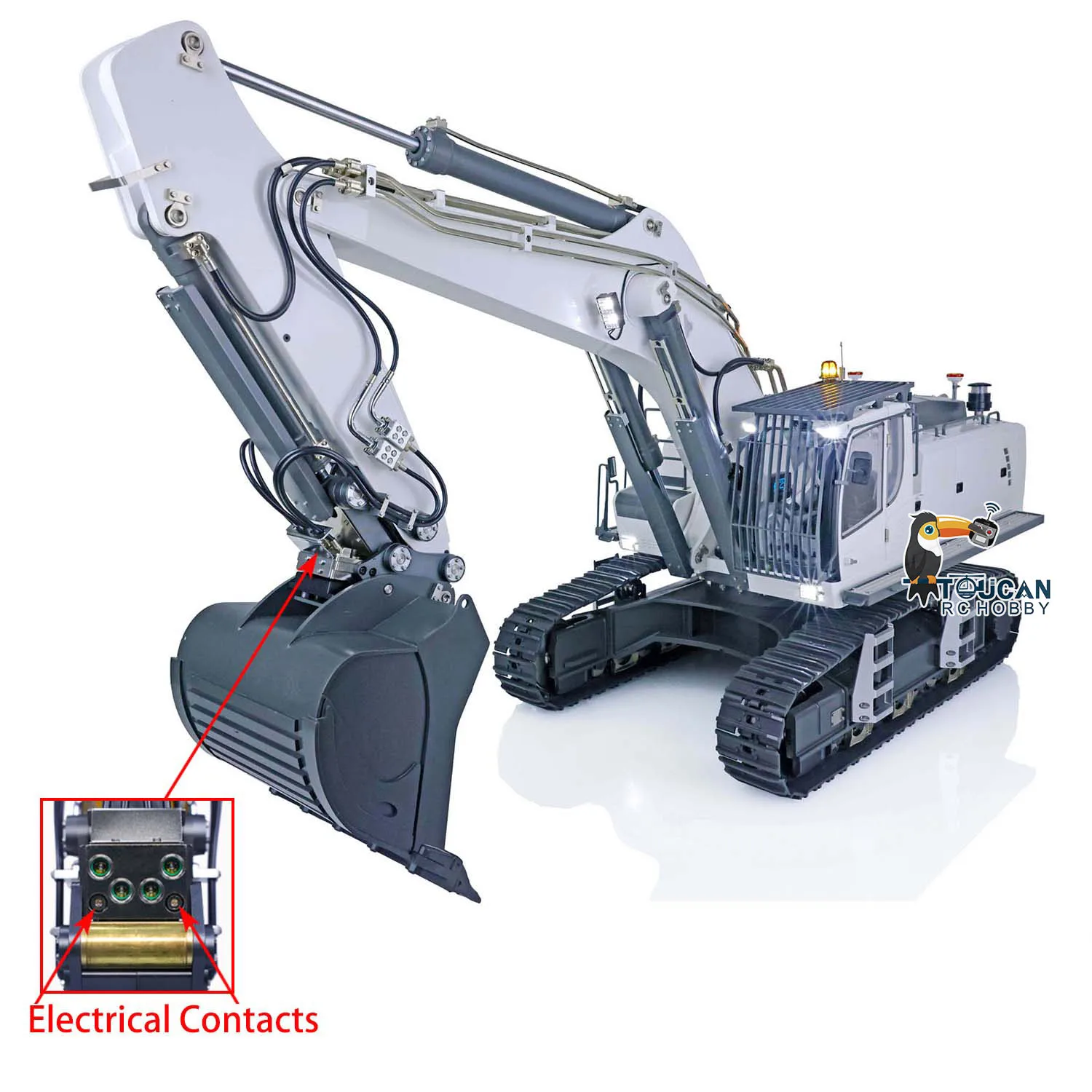 Auf Lager Kabolite 1/14 K970 100S Pro hydraulischer entfernter Bagger Bagger PL18EVLite Radio fertiger LKW RC Automodell Spielzeugmaschine