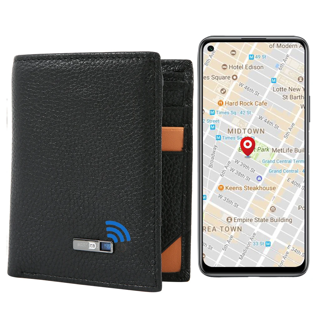Smart Tracker Wallet Men Wallet Finder gps Tracker Wallet for men gift  Men Dad Birthday Gift 2025 New Christmas Day  Gift