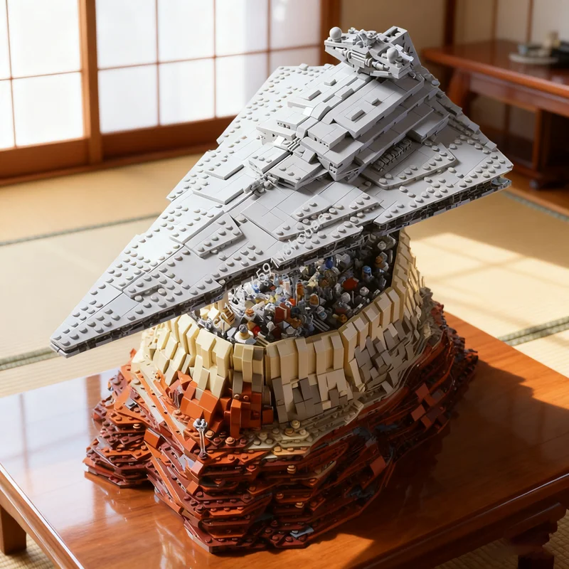 

5098pcs MOC The Empire Jedha City Star Battle Model Toy Building Blocks Festivals Gifts Construction DIY Idea Education Birthday