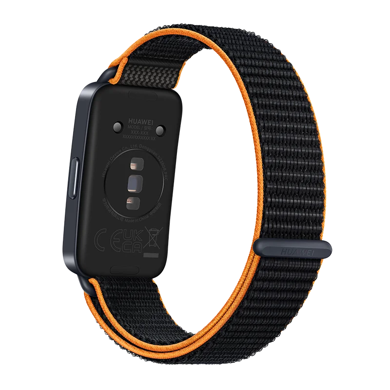 Correa de nailon Original para Huawei Band 8, pulsera deportiva de tejido naranja vibrante para Huawei Band 9