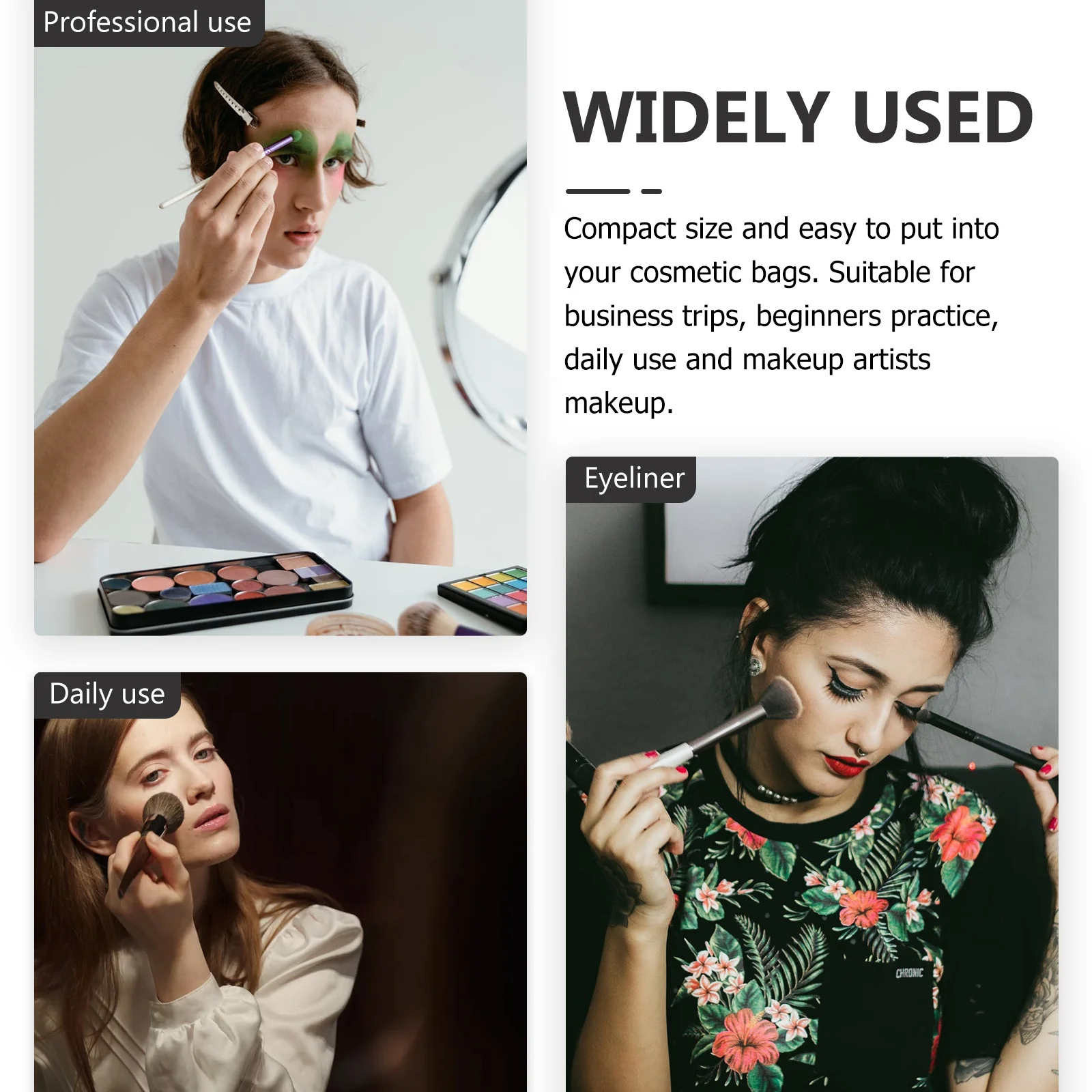 ดินสอคอนซีลเลอร์ไม้ 4 ชิ้น ปกปิดรอยสิว รอยคล้ำใต้ตา จุดด่างดำ น้ำหนักเบา พกพาสะดวก