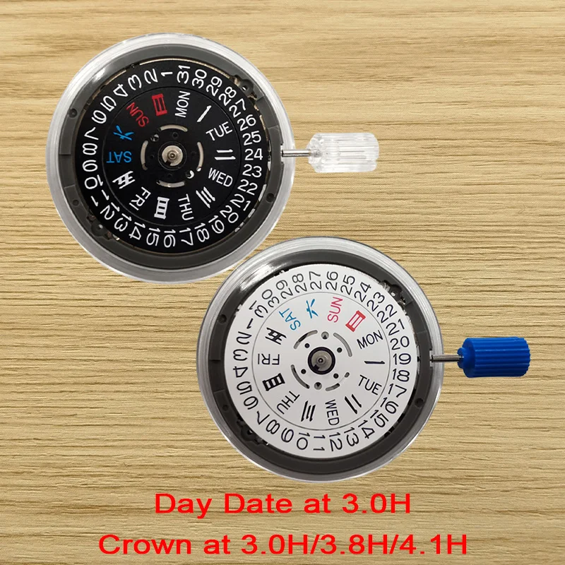 NH36 NH36a Movement Crown At 3.0/3.8/4.1H NH36 With Date Day Week Self-Winding Automatic Movement For Watch SKX007 Mod Parts