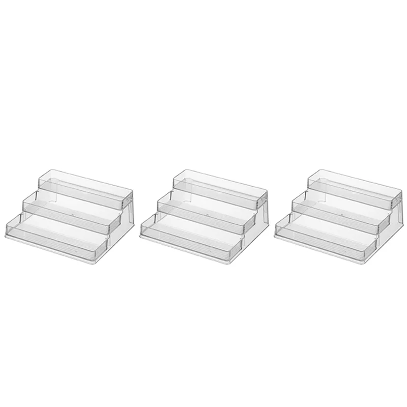 ABWR-3X スパイスラック キッチン パントリー ステップ シェルフ キャビネット オーガナイザー、スパイスと食品 キッチン キャビネット パントリー シェルフ