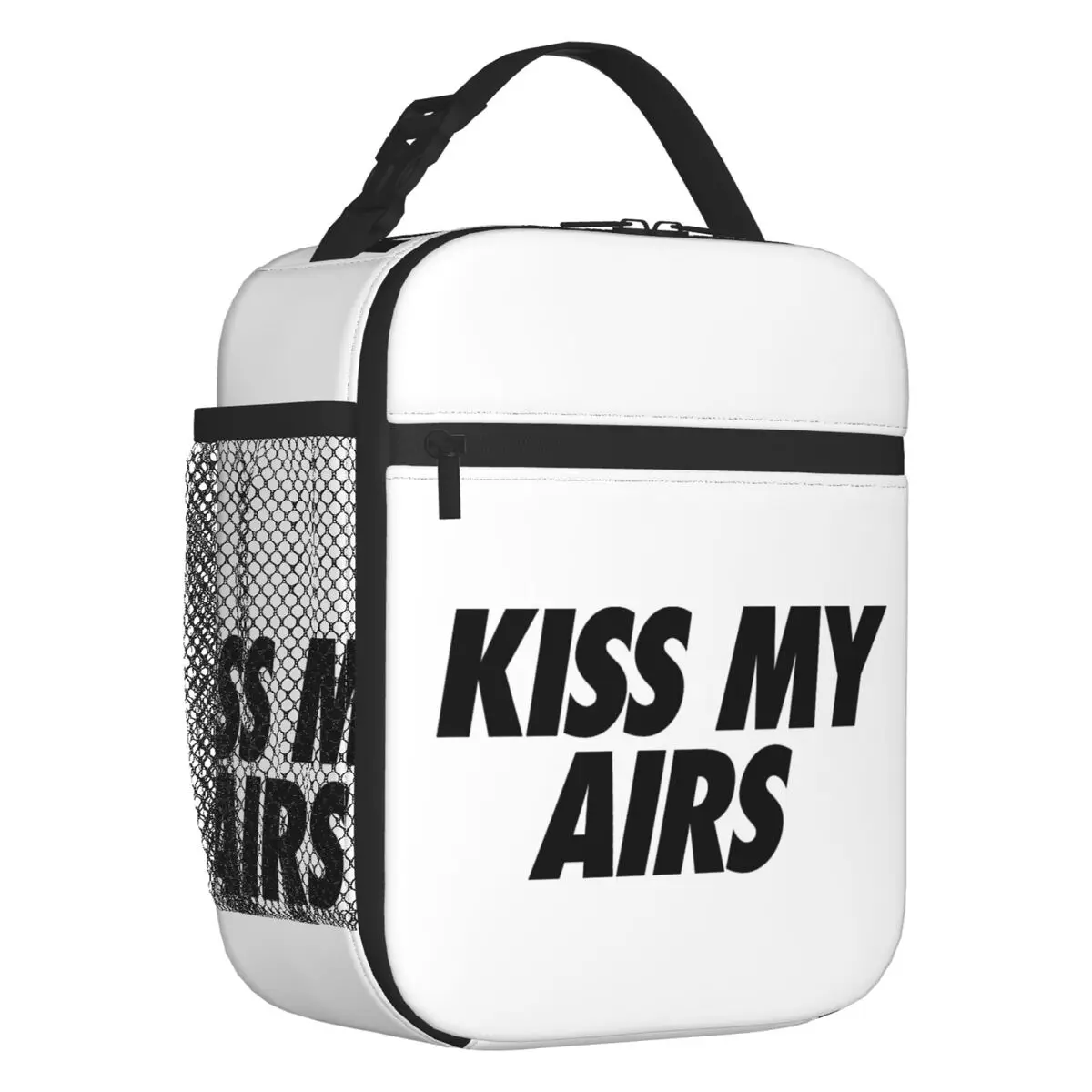 Kiss My Airs Thermal Insulated Lunch Bag Women Resuable Lunch Tote for Work School Travel Multifunction Food Box