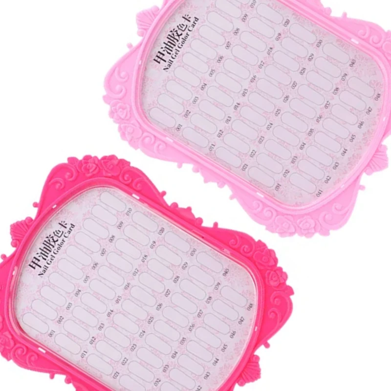 

Professional Model Nail Gel Polish Color Display Box Book Dedicated 48 Color Card Chart Painting Manicure Nail Art Tools