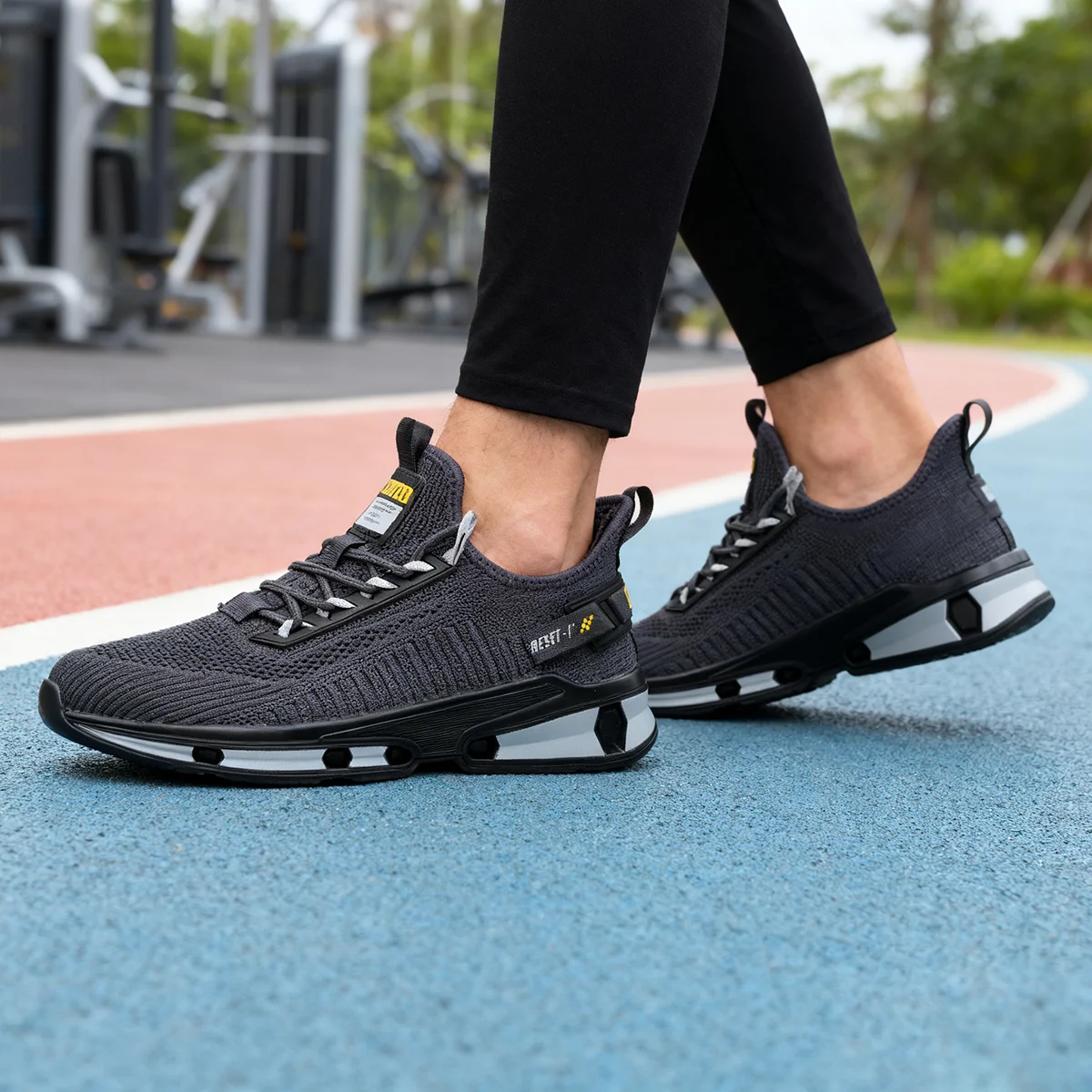 Baasploa Running Shoes For Men Lightweight Casual Men's Designer Mesh Sneakers Lace-Up Male Outdoor Sports Walking Shoe