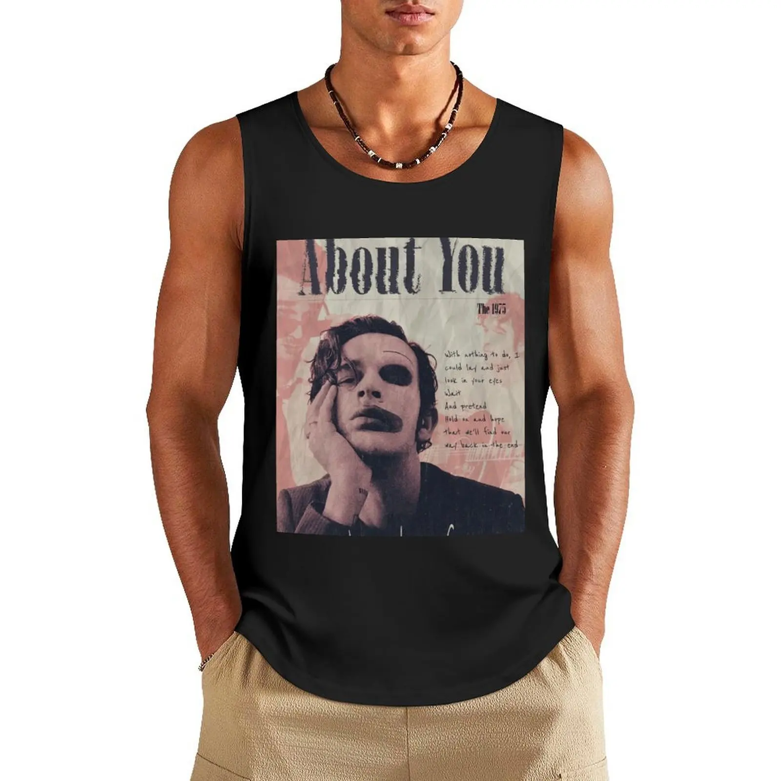 

A New Wave of Experimentation in the Indie Scene Tank Top t-shirts for men Men's gym clothing sleeveless man shirts