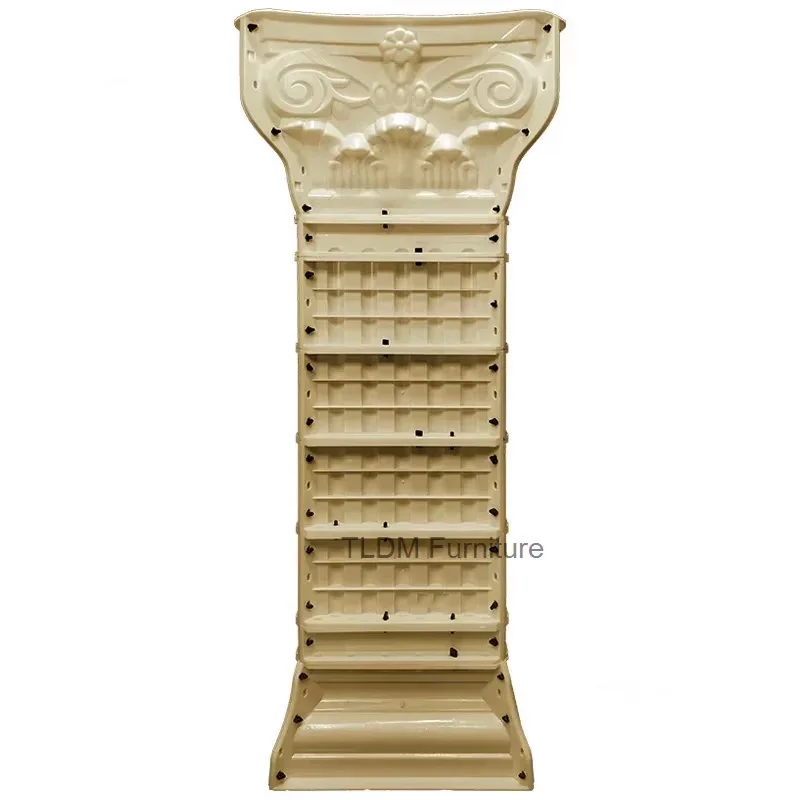 Thickened Plastic Roman Column Mold European Villa Gates Cement Square Column Molds for Garden Building Square Fence Column Mold