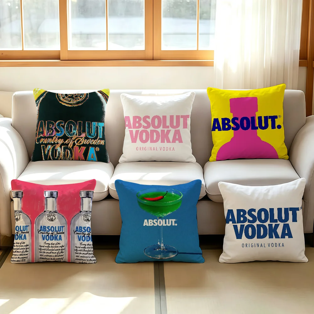 Fashion Print A-ABSOLUT cushion cover Comfortable Decorative For Bedroom Living room Dormitory Picnic and Holiday Decoration