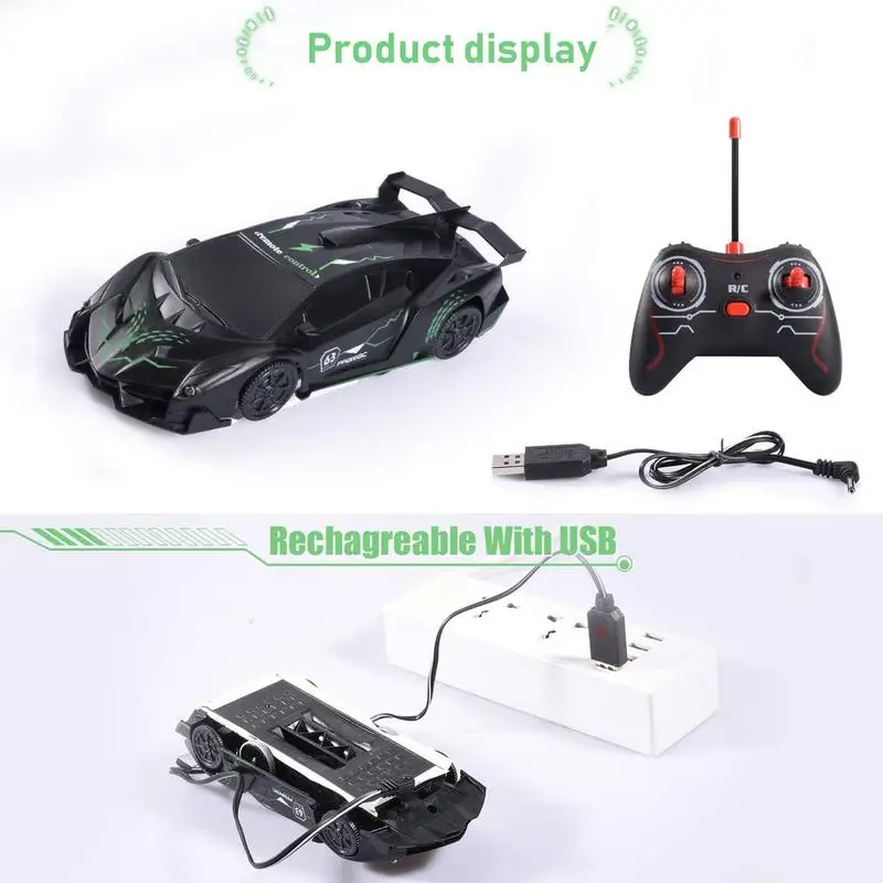 Anti Gravity Remote Control Car Dual Mode Wall Car Toy 360 Degree Rotating Kids Toys Funny Electric Anti Gravity Car Birthday