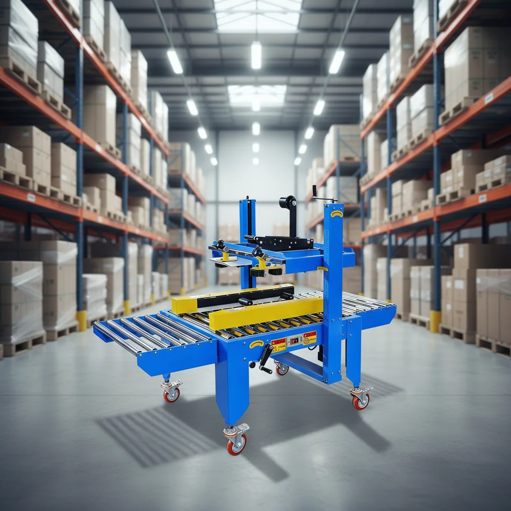 

Uniform 3'' Tape Head Semi-Automatic Case/Box/Carton Tape Sealer Machine with CE Certification