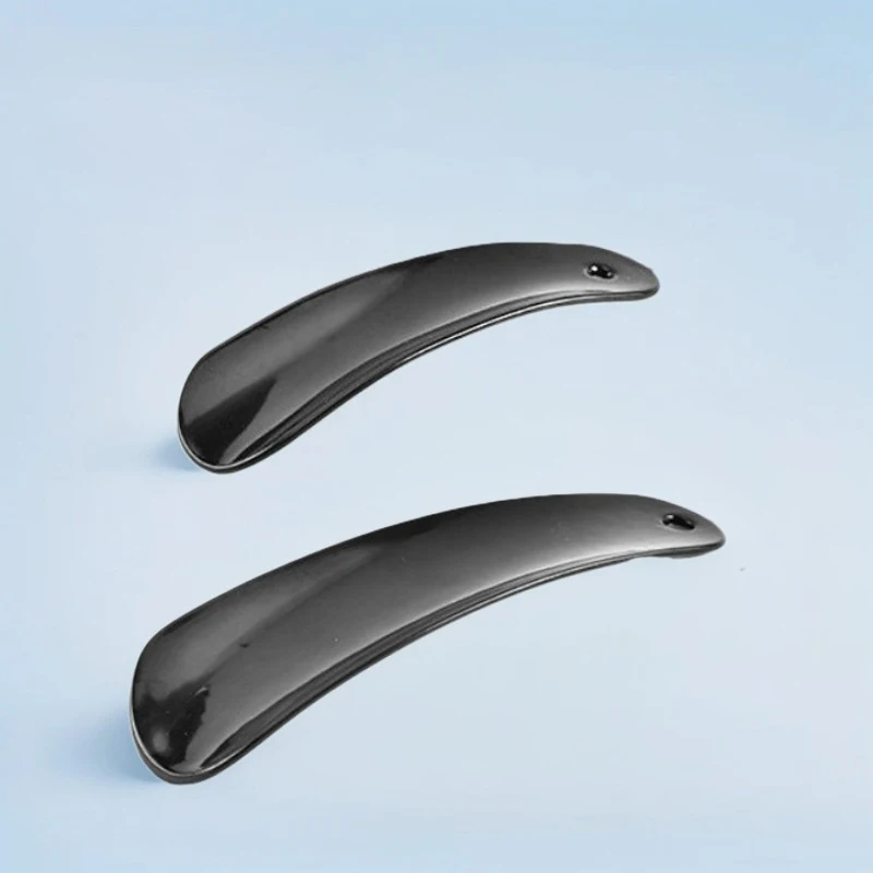 1pc Portable Shoe Horn  Plastic Shoe Lifter Smooth Curved Shoehorn for Men Women Elderly Daily Home Travel Use