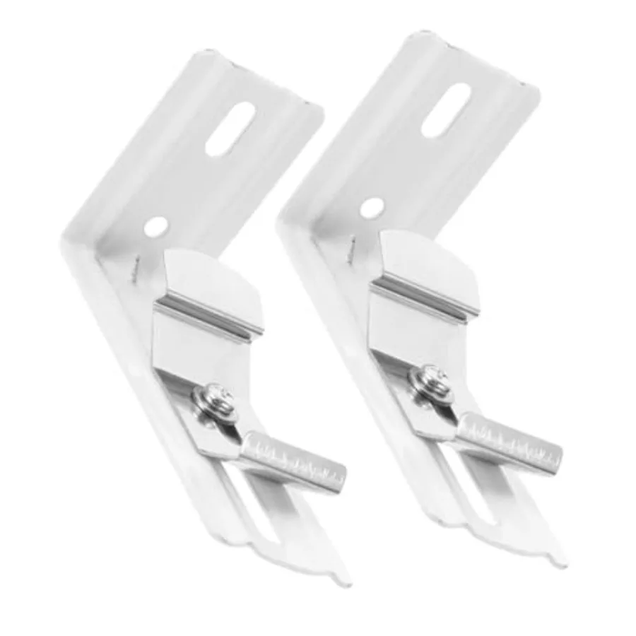 Lot de 2 supports robustes pour volets verticaux permettant de fixer des stores avec stabilité et durabilité.
