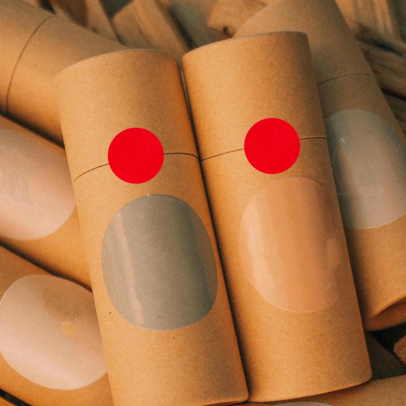 5 Rolls Round Adhesive Dot Stickers Blank Circle Labels Smooth Writing Surface Strong Seal Ideal for Handmade Crafts Bag Sealing