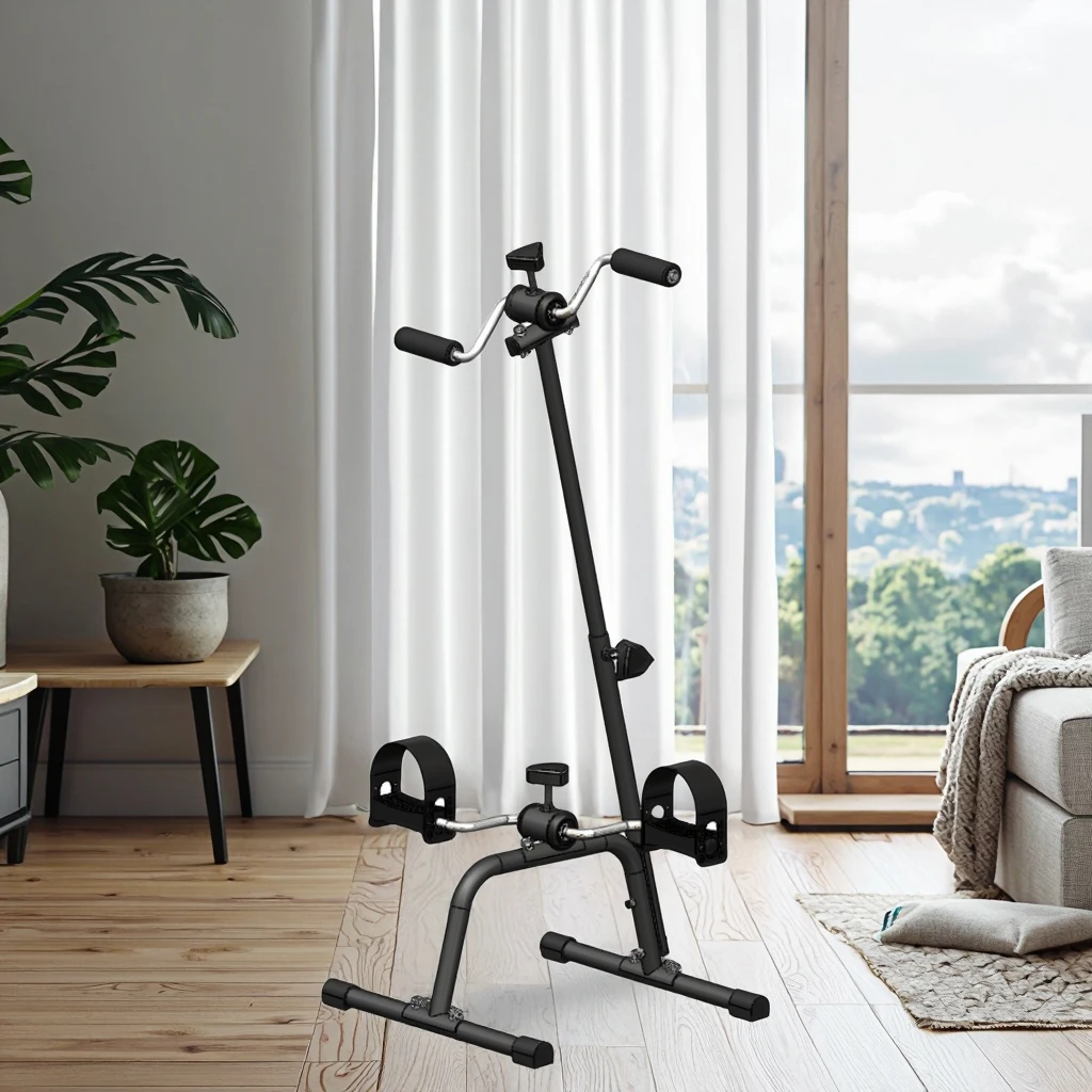 

Indoor Arm and Leg Pedal Exerciser for the Eldly Mini Exercise Bike 2025