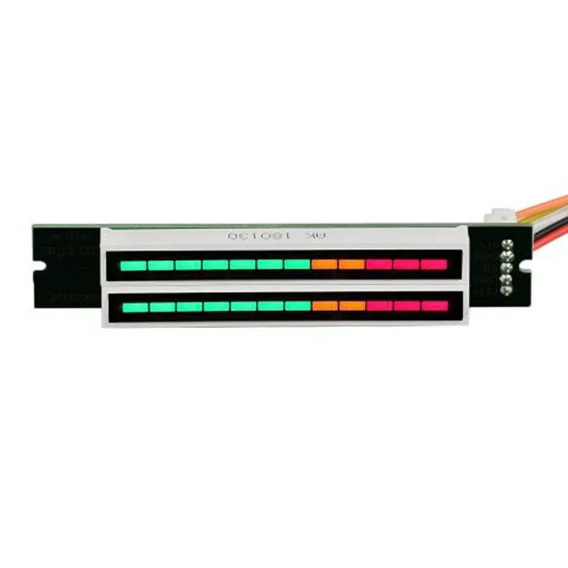 1~20Pcs Dual 12-Bit Dual-Channel LED Music Spectrum Level Indicator (7 Green, 2 Orange And 3 Red) Audio LED Indicator