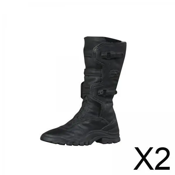 2x1/6 escala leggings botas botas de trabalho acessórios roupa figura botas traje meados de bezerro botas para 12 ''Polegada boneca figuras traje