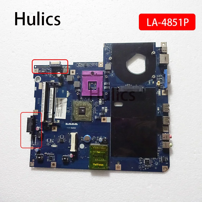 

Hulics Used KAWF0 LA-4851P MBPGV02001 MBPPB02001 GL40 Motherboard For Acer Emachines E525 E725 Aspire 5332 5732 5332Z 5732Z