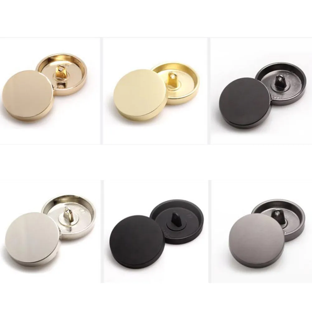 20 Pcs Coats Button for Jeans Buttons Sewing Clothes DIY Jackets Flat Blazer Men