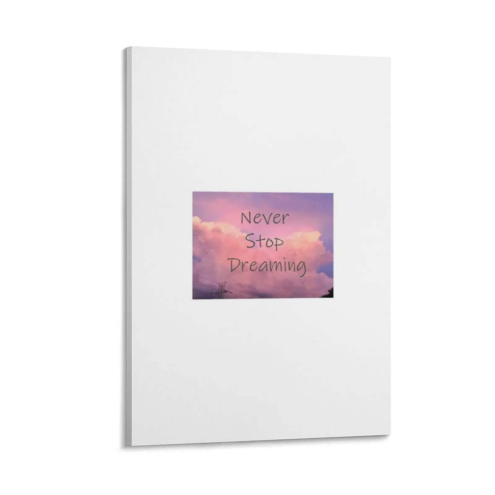 

Never Stop Dreaming Canvas Painting posters for room Paintings for bedroom anime poster wall decoration paintings