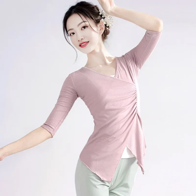 customized-women-adult-jazz-modern-dance-practice-outfit-slim-fit-short-sleeved-top-body-suit-rave-outfit-ropa-disfraces-costume