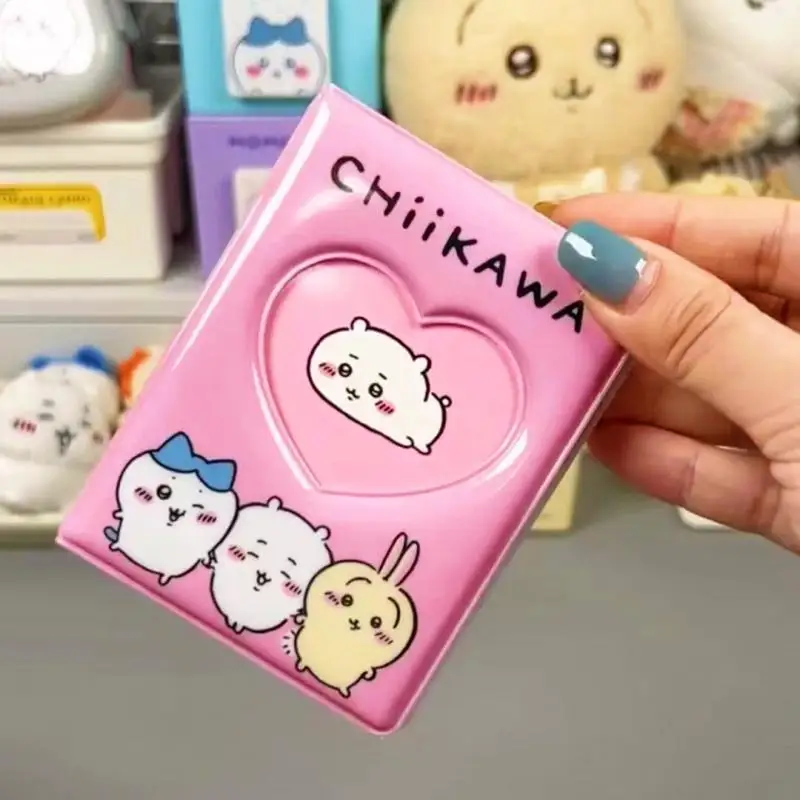 Anime Cartoon Chiikawa Card Book 36 Card Slots Series Mini Storage Album Polaroid Photo Small Card Album Cute Storage Album Gift