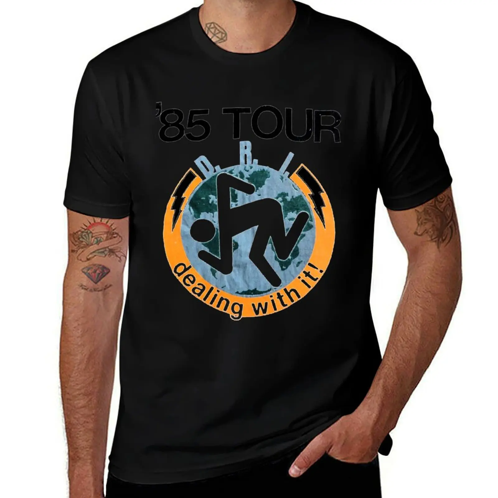 DRI - D.R.I - Dirty Rotten Imbeciles - 85 Tour T-Shirt Outdoor Activity Sports T-Shirt