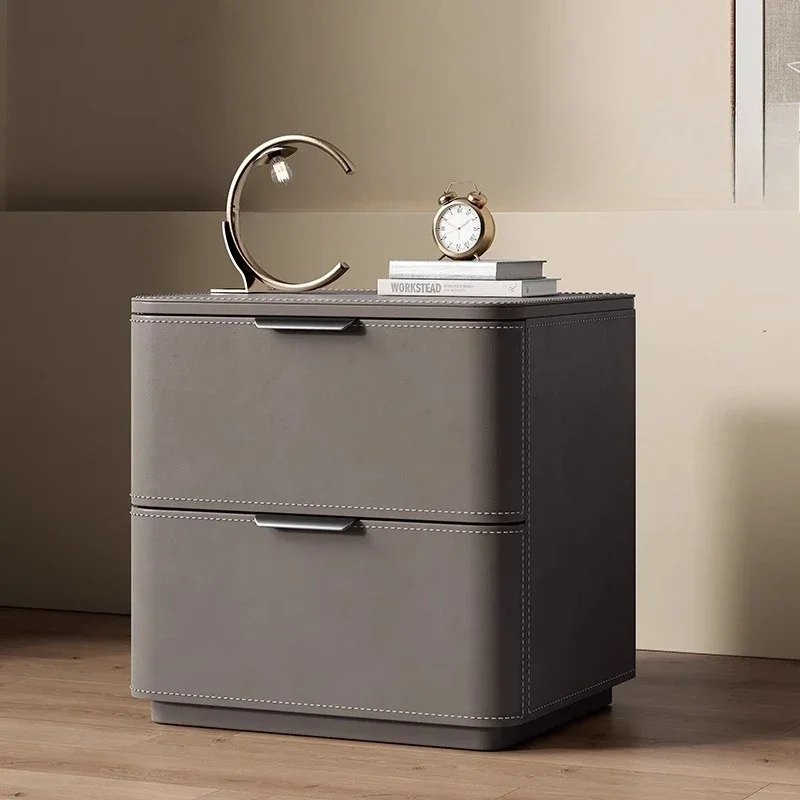 

Trendy Luxury Night Tables Aesthetic Drawers Modern Nordic Bedside Table Simple Minimalist Mesitas De Noche Bedroom Furniture
