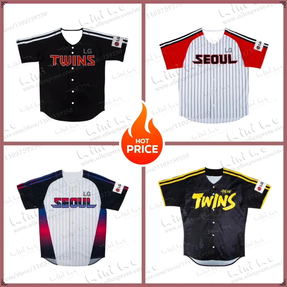 

25. весенняя новинка LG Twins, быстросохнущая дышащая бейсбольная майка для мужчин, женщин, взрослых, детей, повседневная спортивная рубашка, модная одежда