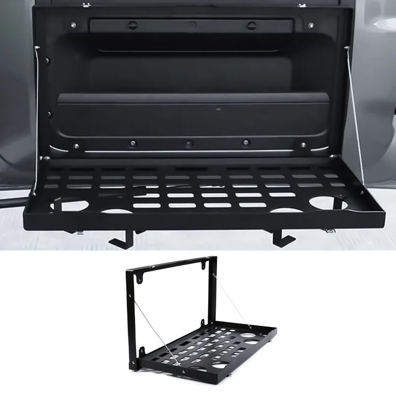 

Suitable for Land Rover Defender tailgate platform storage rack trunk multifunctional platform folding rack