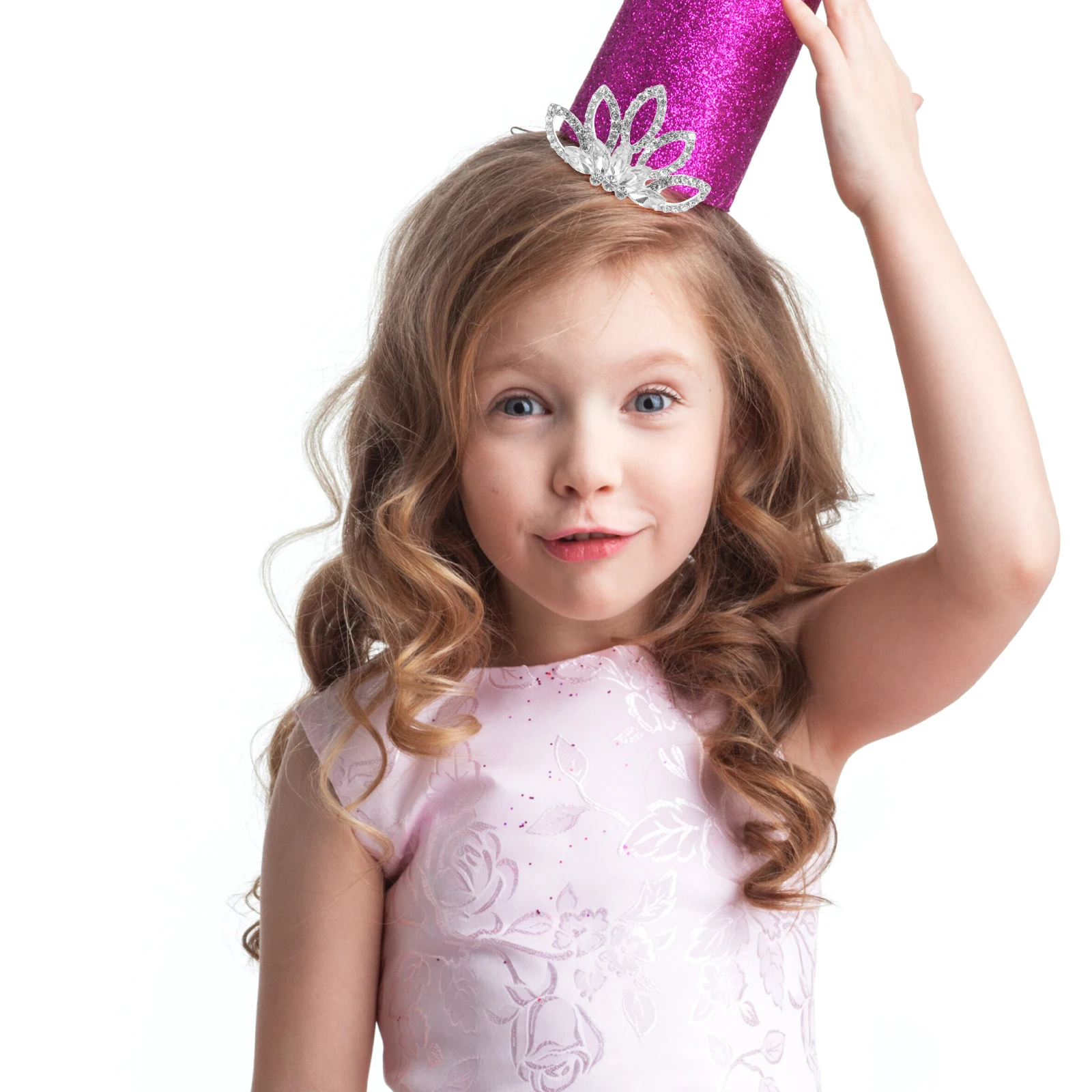 

1Pcs Colorful Alloy Rhinestone Crown Hair Comb Bridal Wedding Insert Comb for Bride Bridesmaid Party Engagement Anniversary