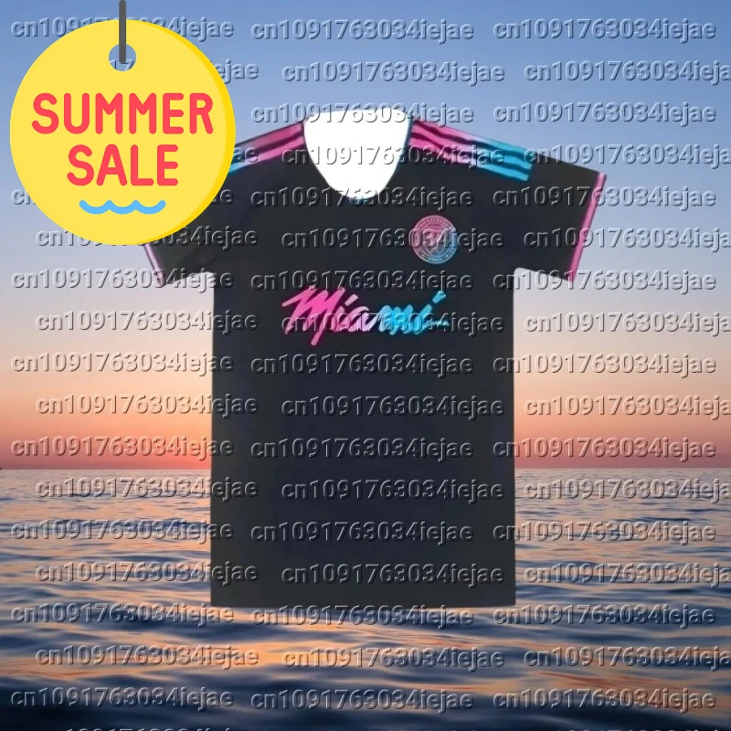

24-25 Summer Men's Football Jersey Miami Hawaii Special Edition Jerseys Fans Commemorative Edition Jersey Team Trainning Uniform